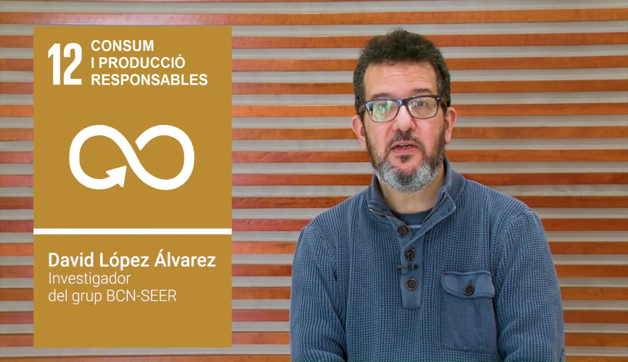 Accions UPC per a l'ODS 12: Consum i producció responsables, amb David López